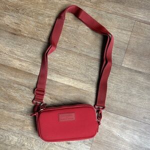 Sephora Dagne Dover Vibrant Red Crossbody Bag